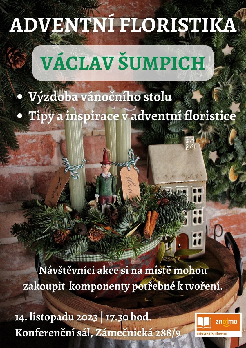 Adventní floristika - Václav Šumpich